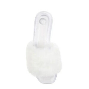 Journee‎ Collection Faux Fur Dusk Slide Sandal Size 7